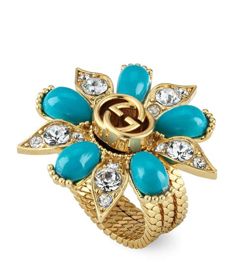 gucci flower ring